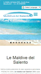 Mobile Screenshot of maldivedelsalento.it